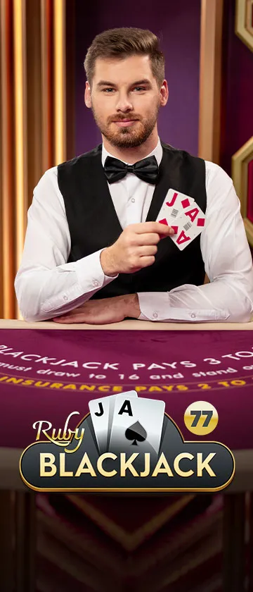 Tischspiel Blackjack 77 - Ruby bei Rabona Casino
