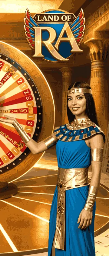 Live-Tisch Land of Ra bei Rabona Casino